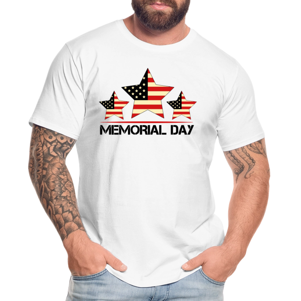 Memorial Day - Men’s Premium Organic T-Shirt - white