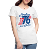 America Land of the Free - Women’s Premium Organic T-Shirt - white