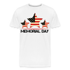 Men’s Premium Organic T-Shirt with Memorial Day stars design.