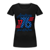 America Land of the Free - Women’s Premium Organic T-Shirt - black