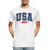 USA 1776 - Men’s Premium Organic T-Shirt - white