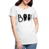 Boo - Women’s Premium Organic T-Shirt - white