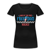 Land of The Free Freedom Rocks - Women's T-Shirt - black