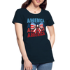 America Coquette Bow - Women’s Premium Organic T-Shirt - deep navy