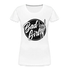 Bad Girl Rock On Skeleton Hand - Women’s Premium Organic T-Shirt - Lifestyle Creation Organic T-shirts