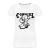 Cowgirl - Women’s Premium Organic T-Shirt - Lifestyle Creation Organic T-shirts