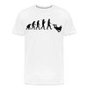 Diver Human Evolution - Men’s Premium Organic T-Shirt - Lifestyle Creation Organic T-shirts