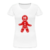 Gingerbread Man - Women’s Premium Organic T-Shirt - Lifestyle Creation Organic T-shirts