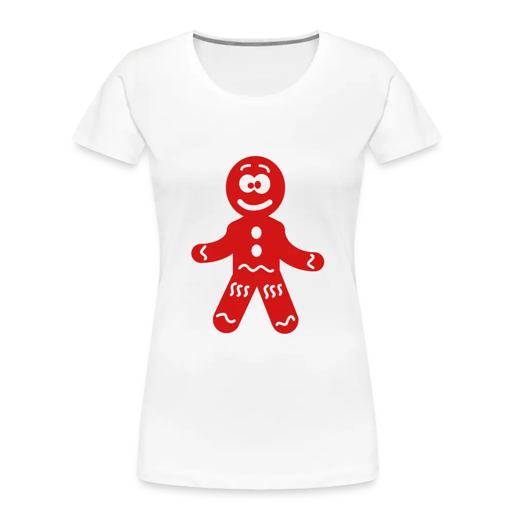 Gingerbread Man - Women’s Premium Organic T-Shirt - Lifestyle Creation Organic T-shirts