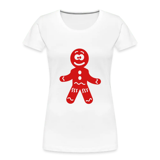 Gingerbread Man - Women’s Premium Organic T-Shirt - Lifestyle Creation Organic T-shirts