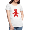 Gingerbread Man - Women’s Premium Organic T-Shirt - Lifestyle Creation Organic T-shirts