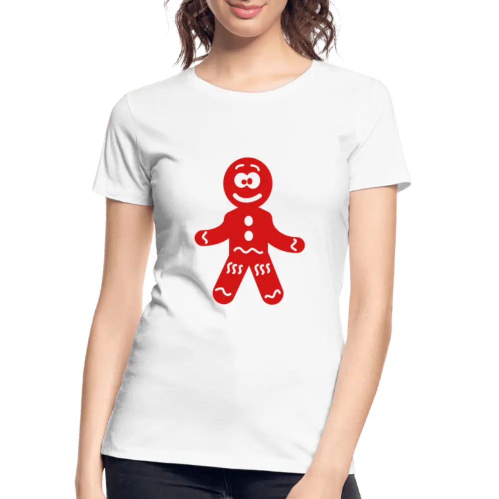 Gingerbread Man - Women’s Premium Organic T-Shirt - Lifestyle Creation Organic T-shirts