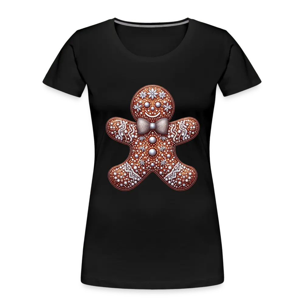 Gingerbread Sparkling Xmas - Women’s Premium Organic T-Shirt - Lifestyle Creation Organic T-shirts