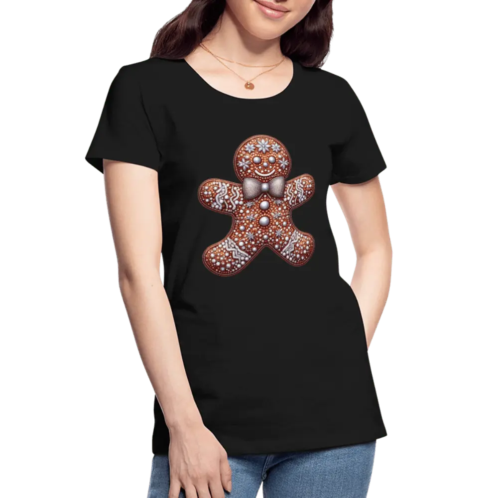 Gingerbread Sparkling Xmas - Women’s Premium Organic T-Shirt - Lifestyle Creation Organic T-shirts