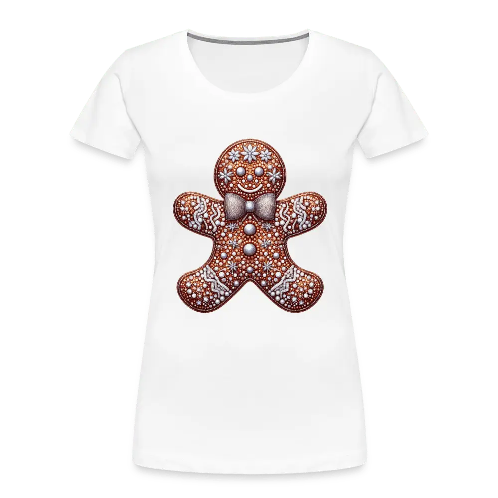 Gingerbread Sparkling Xmas - Women’s Premium Organic T-Shirt - Lifestyle Creation Organic T-shirts