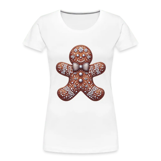 Gingerbread Sparkling Xmas - Women’s Premium Organic T-Shirt - Lifestyle Creation Organic T-shirts