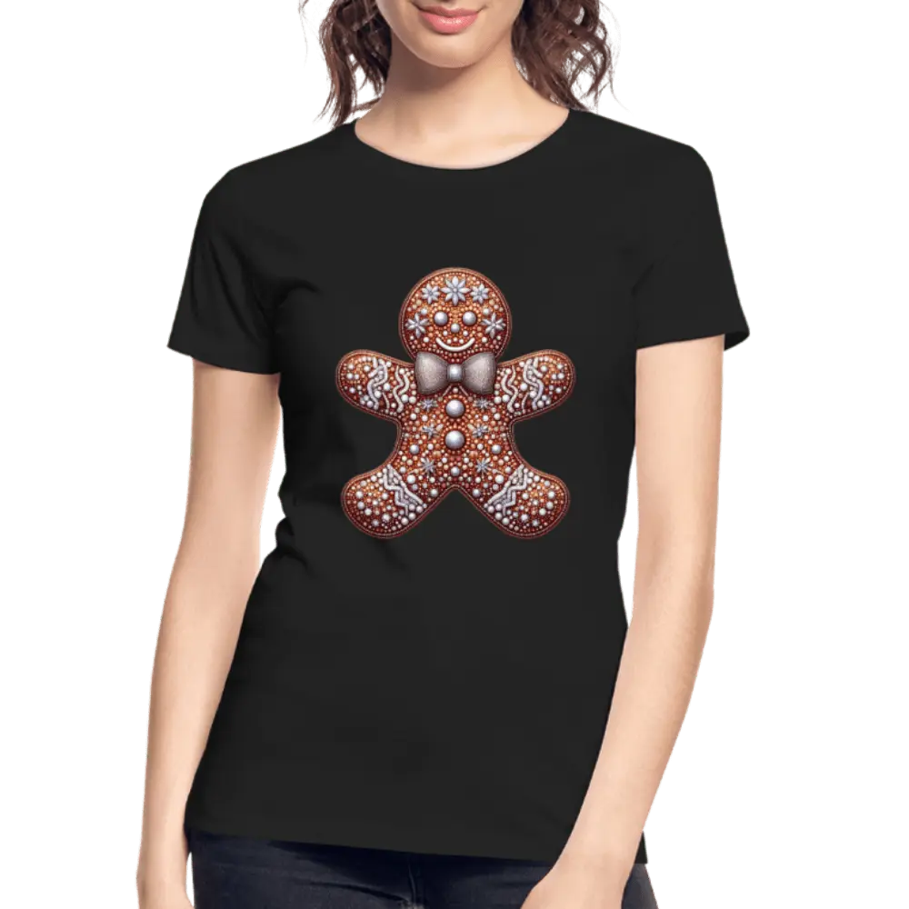 Gingerbread Sparkling Xmas - Women’s Premium Organic T-Shirt - Lifestyle Creation Organic T-shirts