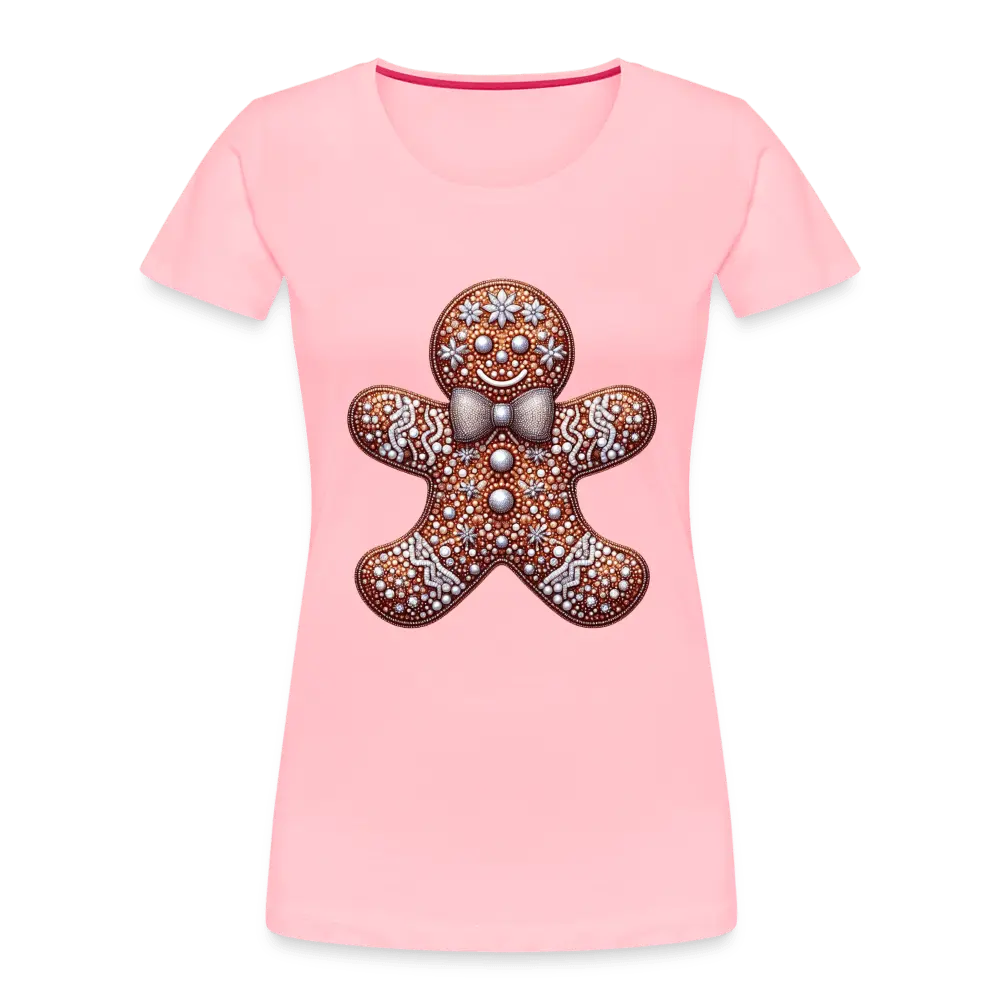 Gingerbread Sparkling Xmas - Women’s Premium Organic T-Shirt - Lifestyle Creation Organic T-shirts