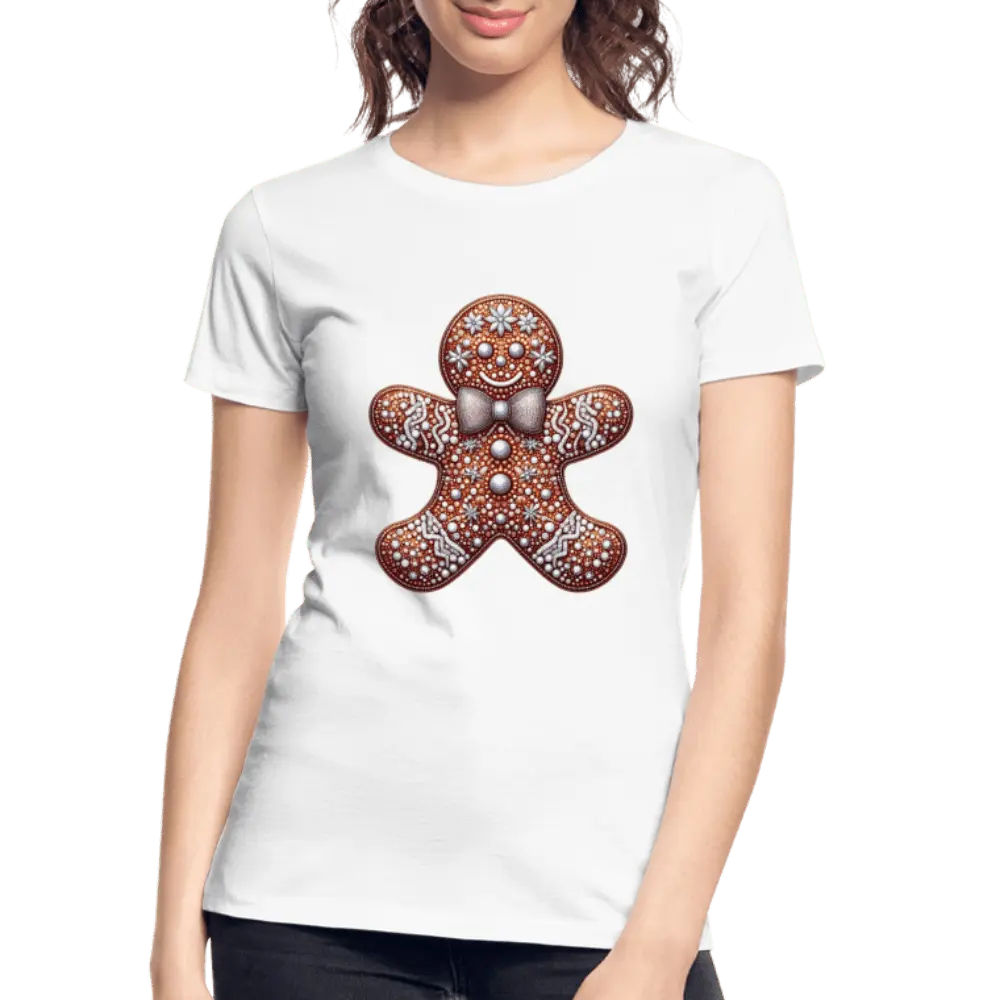 Gingerbread Sparkling Xmas - Women’s Premium Organic T-Shirt - Lifestyle Creation Organic T-shirts