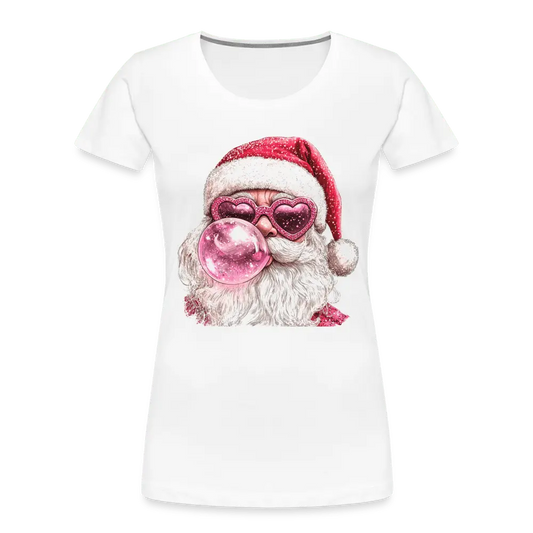 Glamorous Santa - Women’s Premium Organic T-Shirt - Lifestyle Creation Organic T-shirts