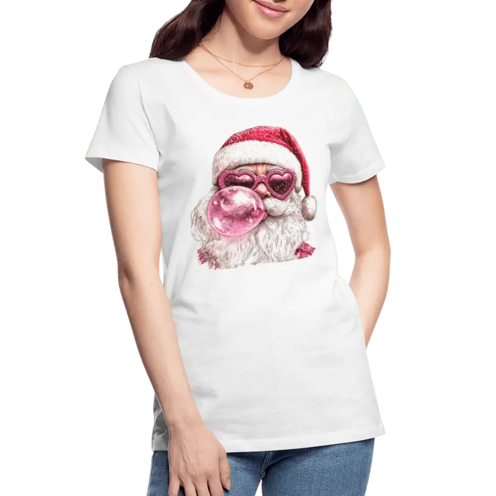 Glamorous Santa - Women’s Premium Organic T-Shirt - Lifestyle Creation Organic T-shirts