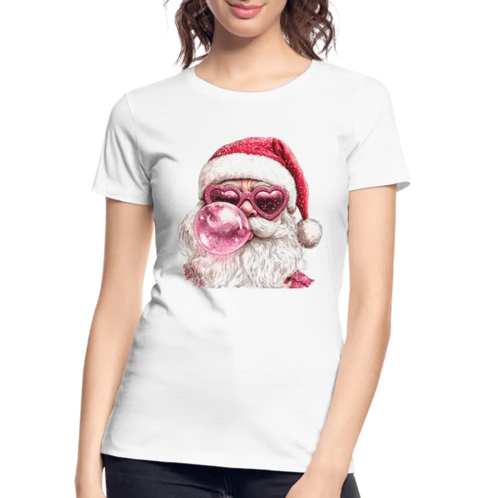 Glamorous Santa - Women’s Premium Organic T-Shirt - Lifestyle Creation Organic T-shirts