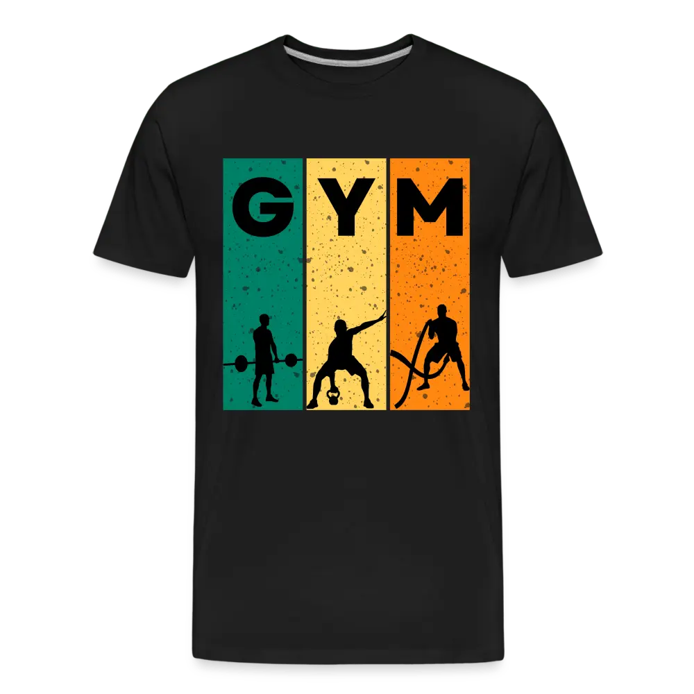 Gym - Men’s Premium Organic T-Shirt - Lifestyle Creation Organic T-shirts