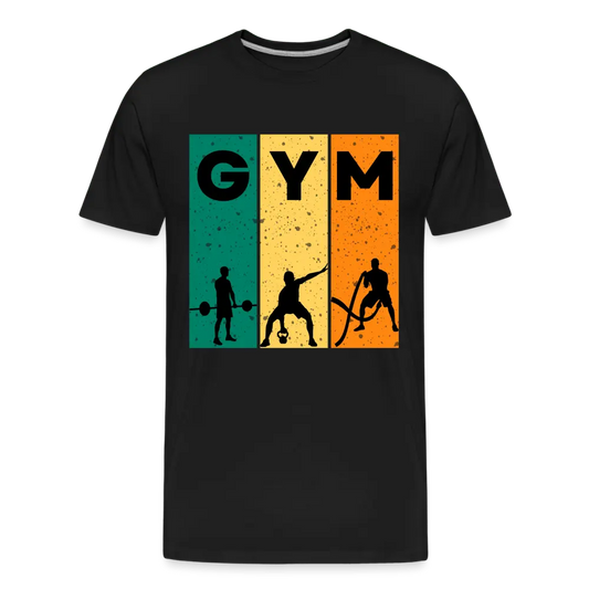 Gym - Men’s Premium Organic T-Shirt - Lifestyle Creation Organic T-shirts