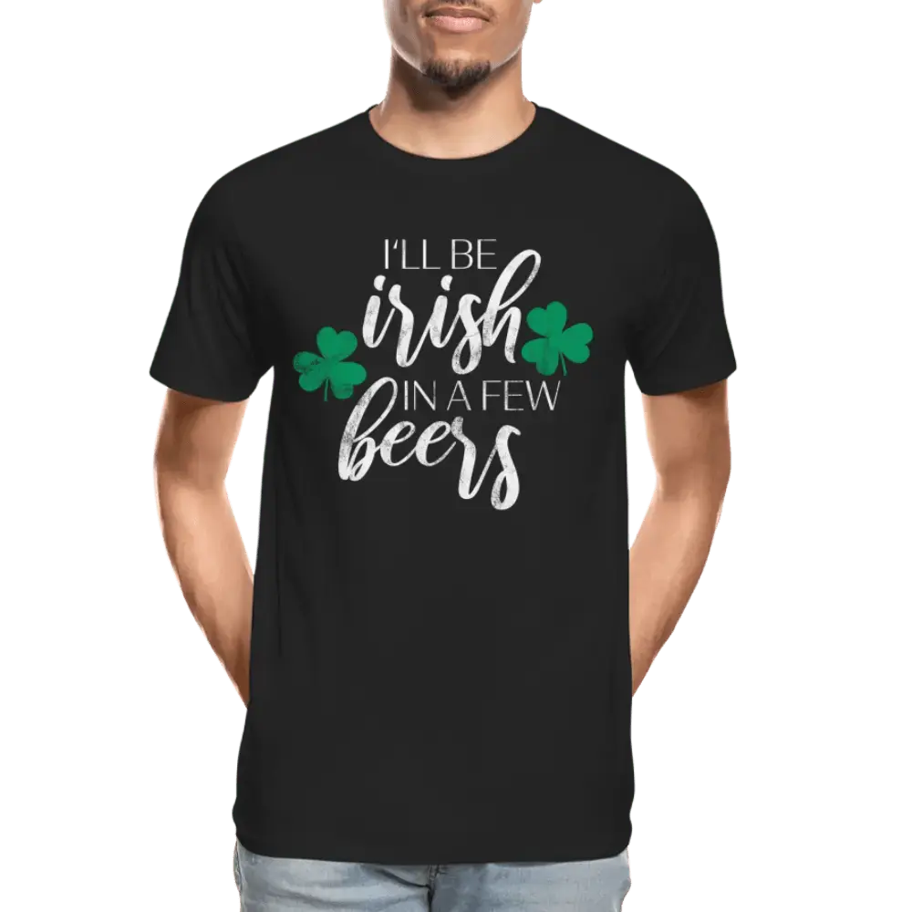 Irish Beer - Men’s Premium Organic T-Shirt - Lifestyle Creation Organic T-shirts