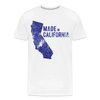 Made in California - Men’s Premium Organic T-Shirt - Lifestyle Creation Organic T-shirts