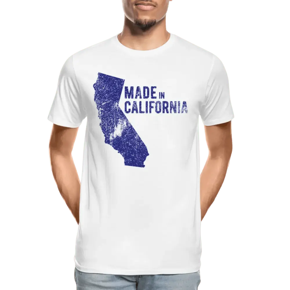 Made in California - Men’s Premium Organic T-Shirt - Lifestyle Creation Organic T-shirts