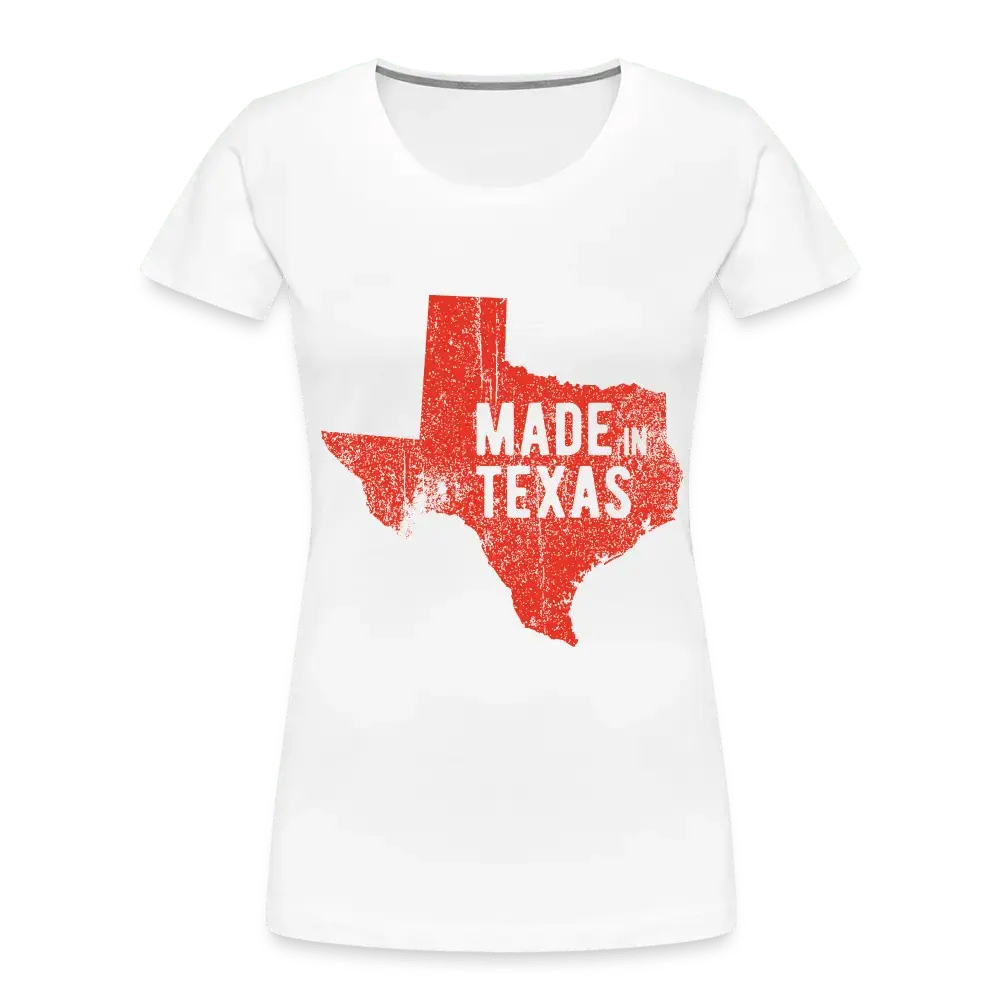 Made in Texas - Women’s Premium Organic T-Shirt - Lifestyle Creation Organic T-shirts