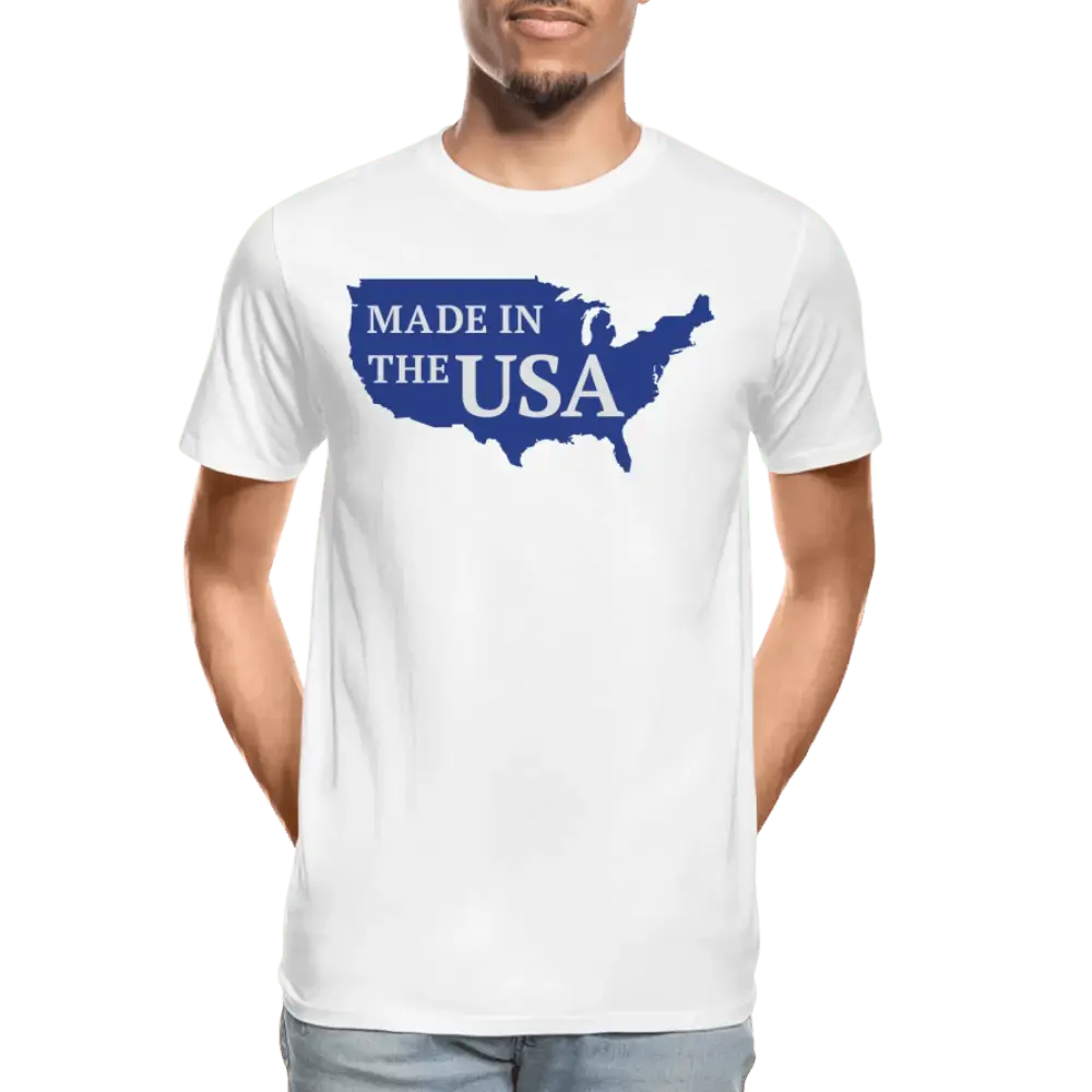 Made in USA - Men’s Premium Organic T-Shirt - Lifestyle Creation Organic T-shirts