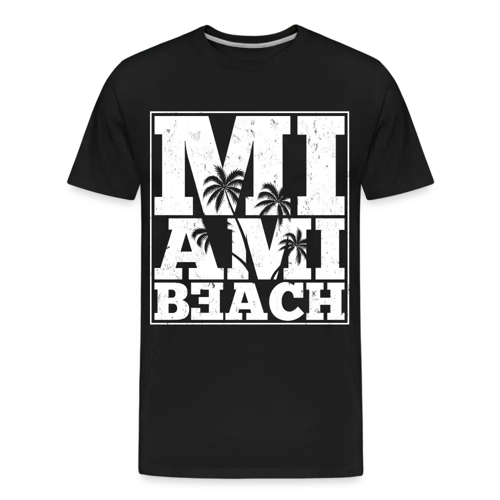 Miami Beach - Men’s Premium Organic T-Shirt - Lifestyle Creation Organic T-shirts