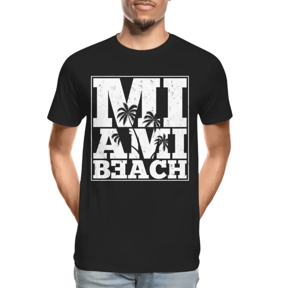 Miami Beach - Men’s Premium Organic T-Shirt - Lifestyle Creation Organic T-shirts