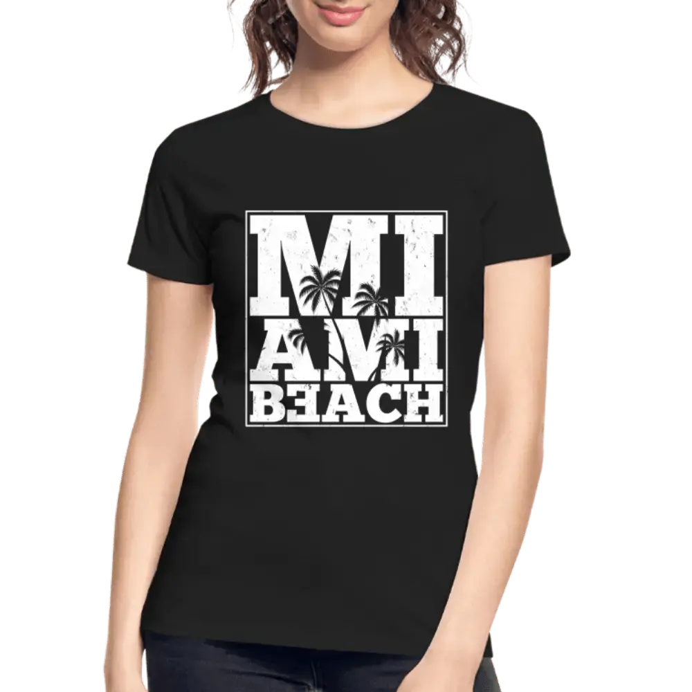 Miami Brach - Women’s Premium Organic T-Shirt - Lifestyle Creation Organic T-shirts