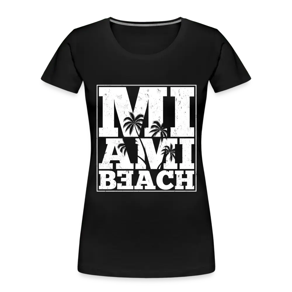 Miami Brach - Women’s Premium Organic T-Shirt - Lifestyle Creation Organic T-shirts