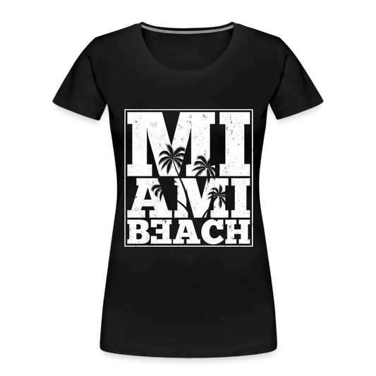 Miami Brach - Women’s Premium Organic T-Shirt - Lifestyle Creation Organic T-shirts