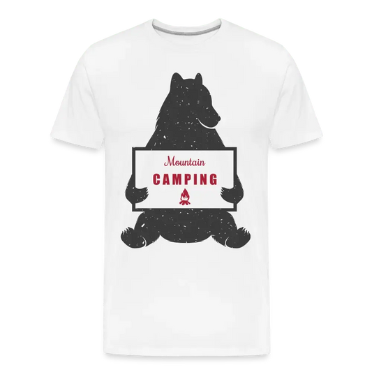 Mountain Camping - Men’s Premium Organic T-Shirt - Lifestyle Creation Organic T-shirts