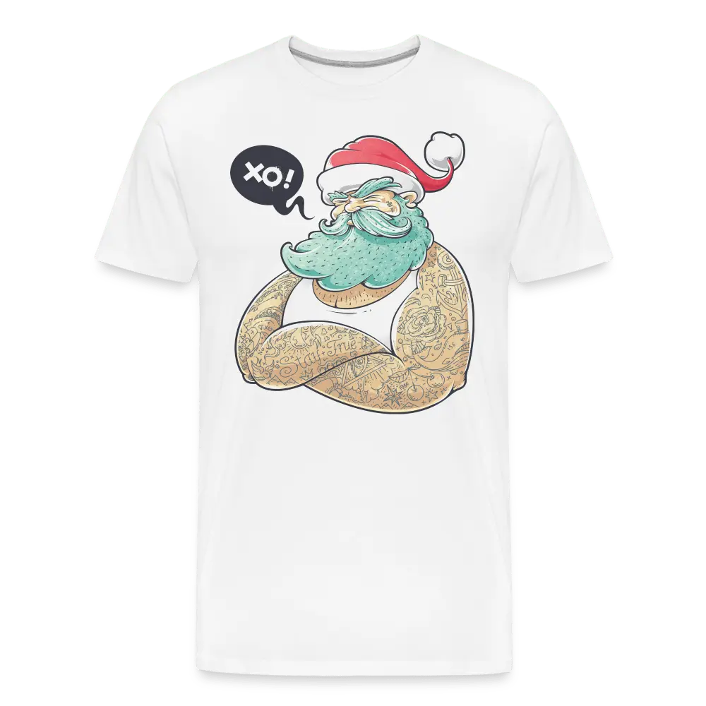 Outlaw Santa - Men’s Premium Organic T-Shirt - Lifestyle Creation Organic T-shirts