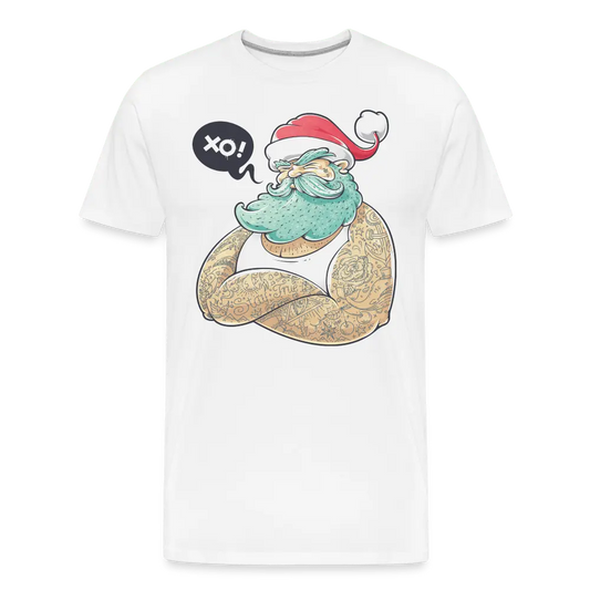 Outlaw Santa - Men’s Premium Organic T-Shirt - Lifestyle Creation Organic T-shirts