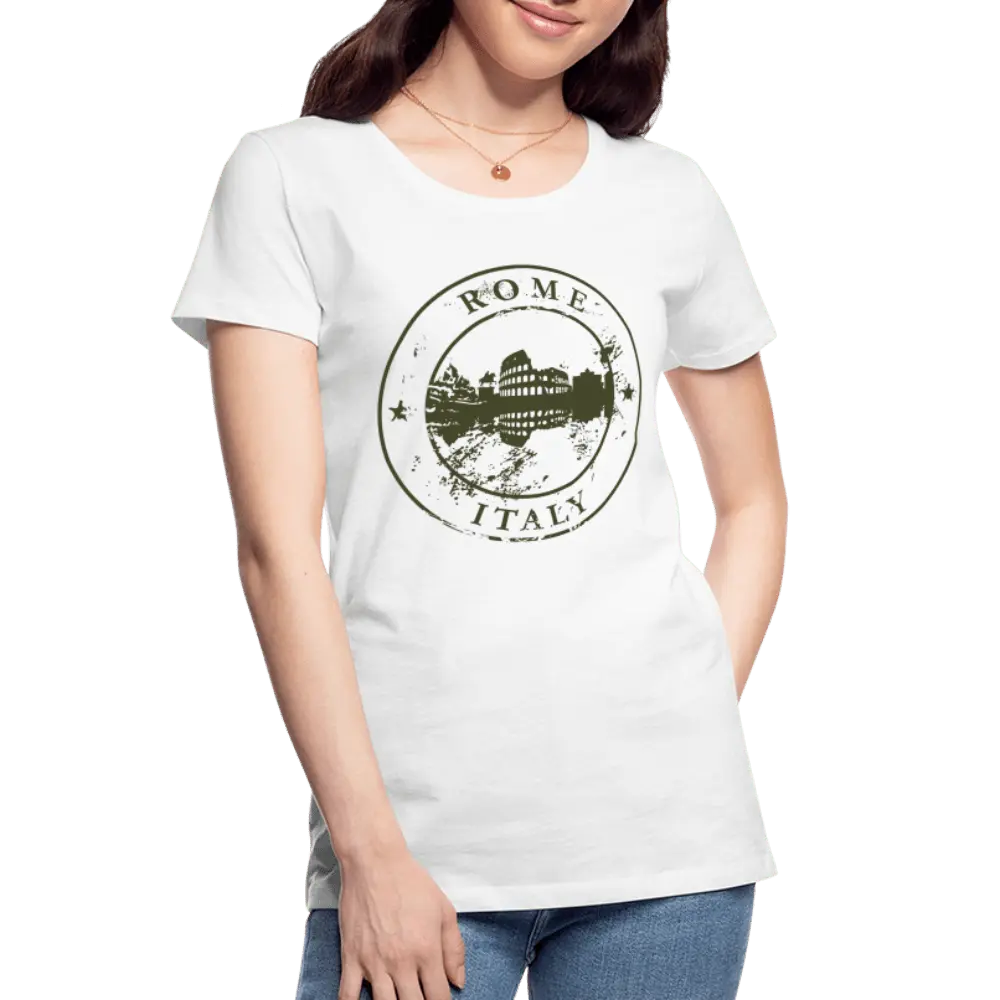 Rome Italy - Women’s Premium Organic T-Shirt - Lifestyle Creation Organic T-shirts