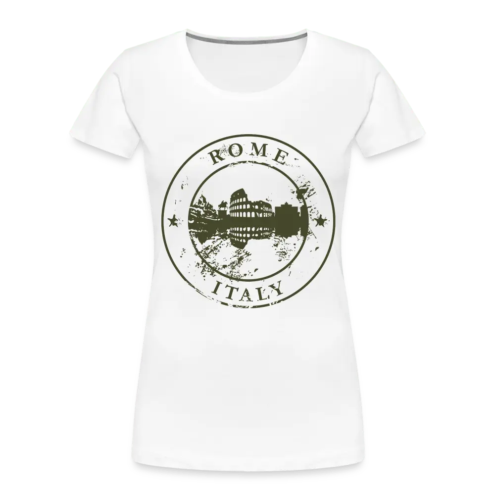 Rome Italy - Women’s Premium Organic T-Shirt - Lifestyle Creation Organic T-shirts