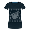 Sloth Ugly Christmas Decoration - Women’s Premium Organic T-Shirt - Lifestyle Creation Organic T-shirts