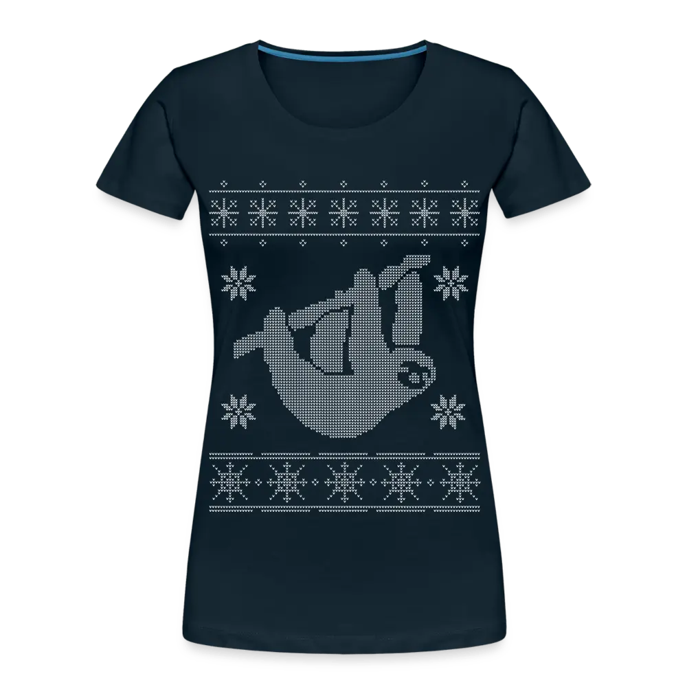 Sloth Ugly Christmas Decoration - Women’s Premium Organic T-Shirt - Lifestyle Creation Organic T-shirts