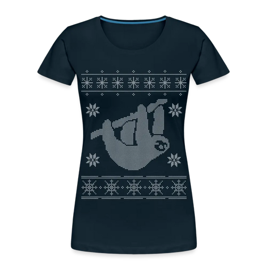 Sloth Ugly Christmas Decoration - Women’s Premium Organic T-Shirt - Lifestyle Creation Organic T-shirts