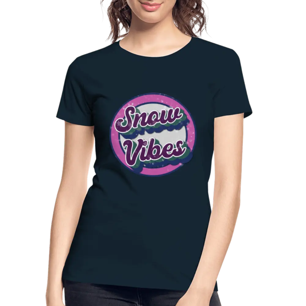 Snow Vibes - Women’s Premium Organic T-Shirt - Lifestyle Creation Organic T-shirts