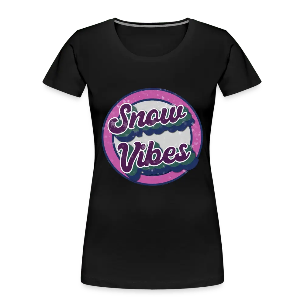 Snow Vibes - Women’s Premium Organic T-Shirt - Lifestyle Creation Organic T-shirts