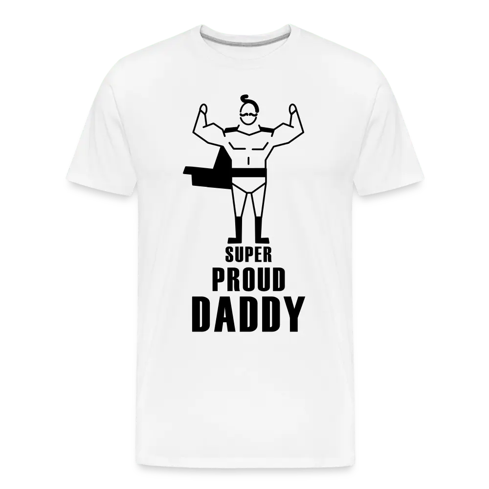 Super Proud Daddy - Men’s Premium Organic T-Shirt - Lifestyle Creation Organic T-shirts