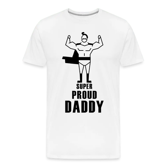 Super Proud Daddy - Men’s Premium Organic T-Shirt - Lifestyle Creation Organic T-shirts